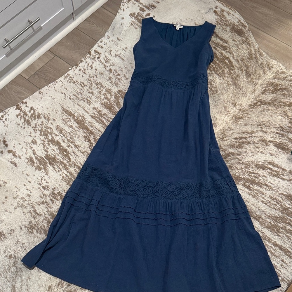 Wonderly Deep Blue Maxi Dress